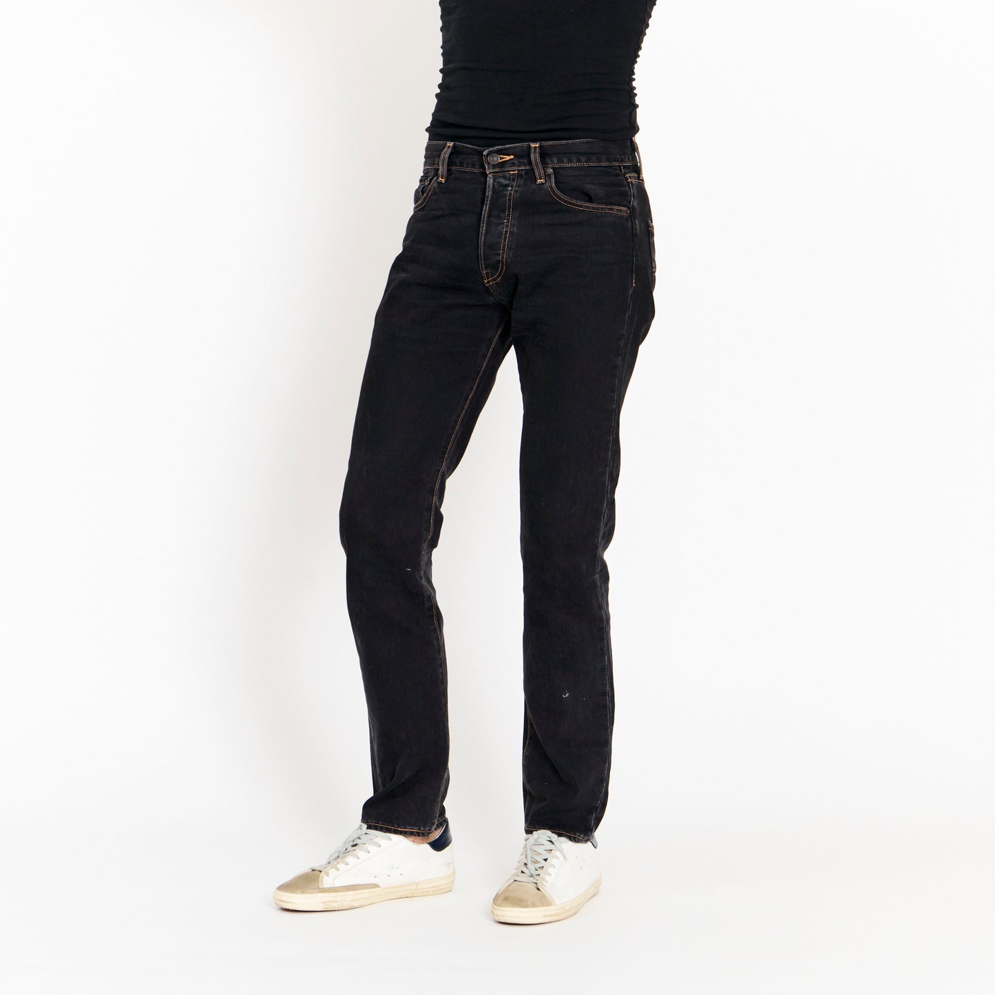Wardrobe NYC x Levis Slim Cut Black Jeans
