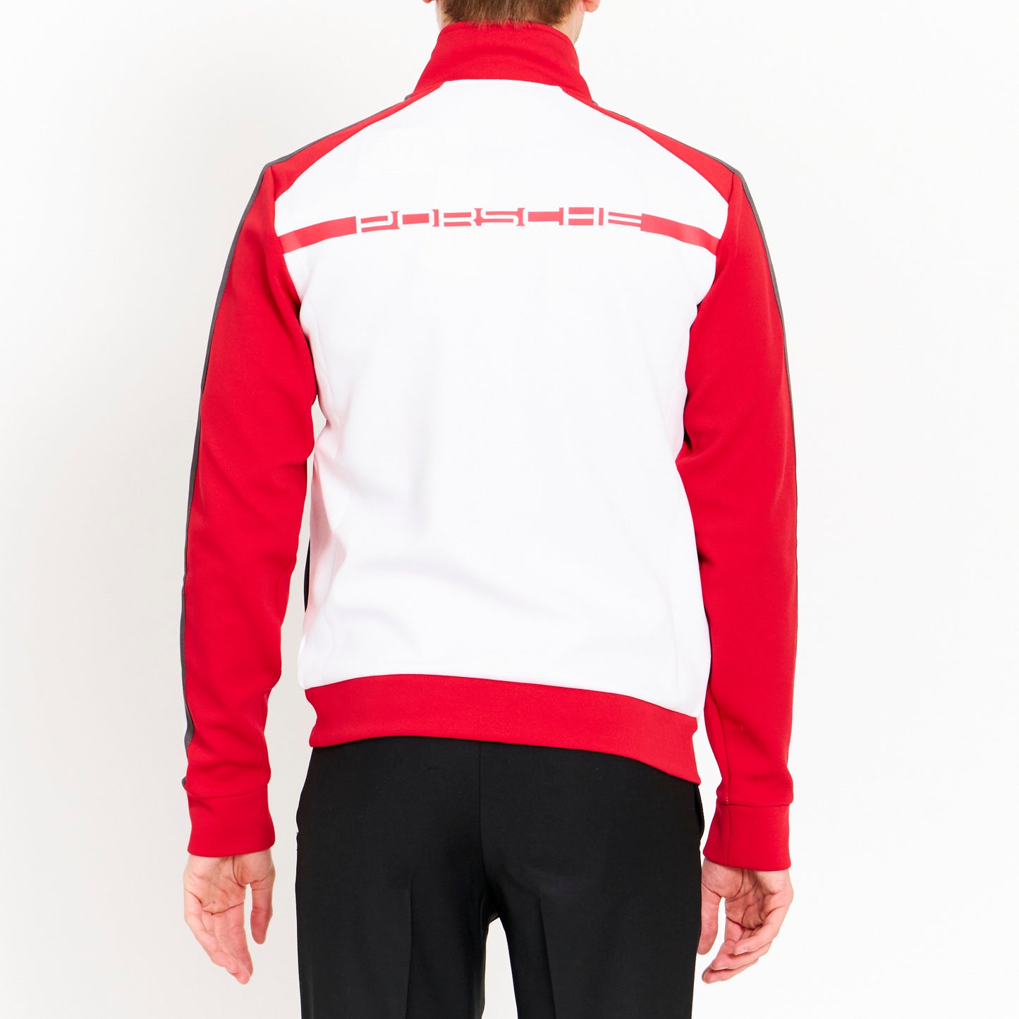 Red and White Racing Cardigan
