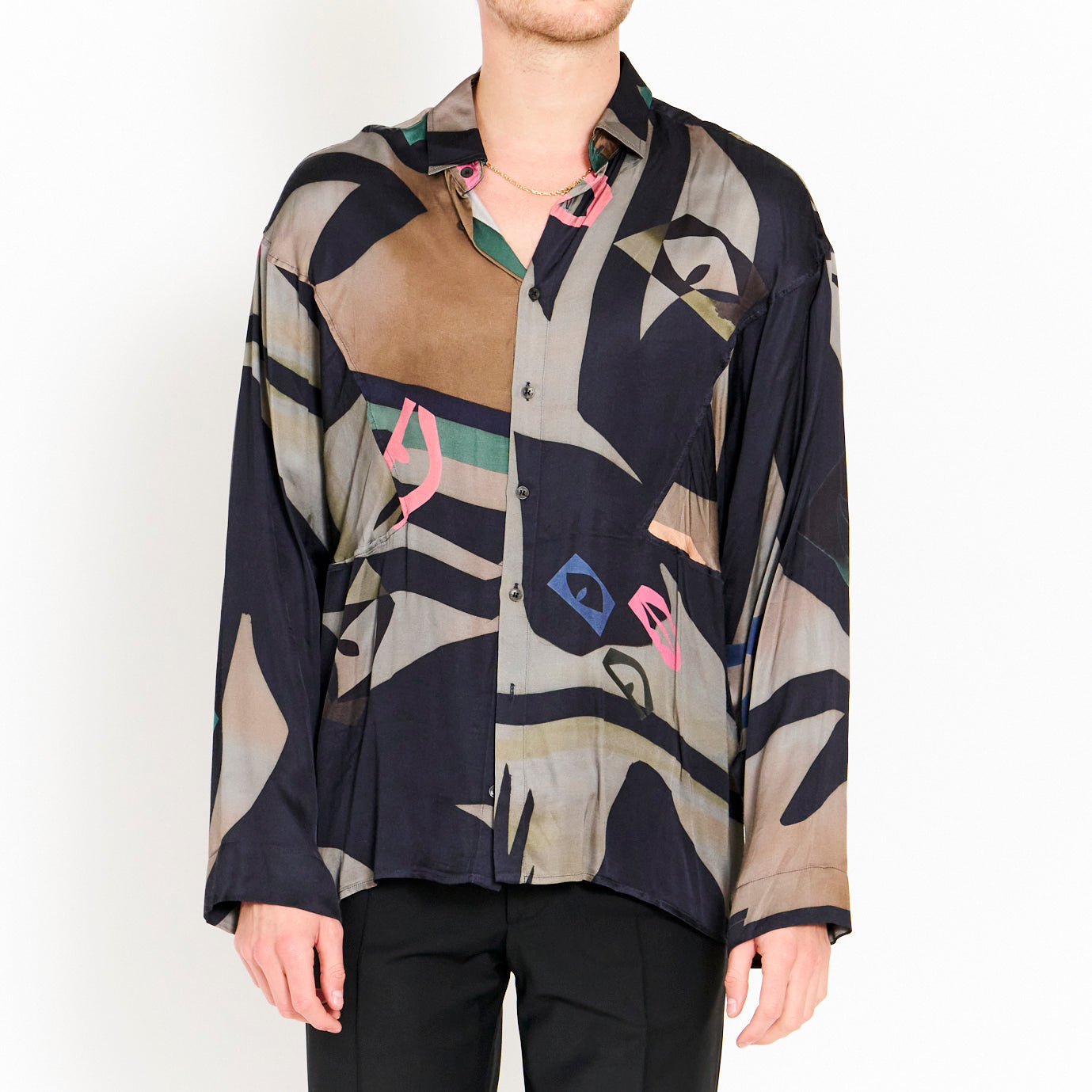 Printed Silk Shirt