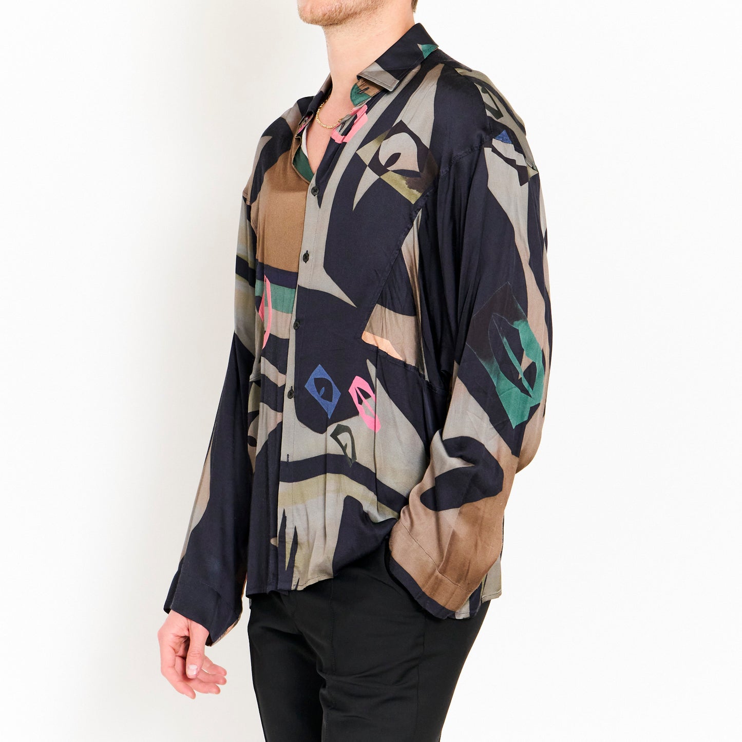 Printed Silk Shirt