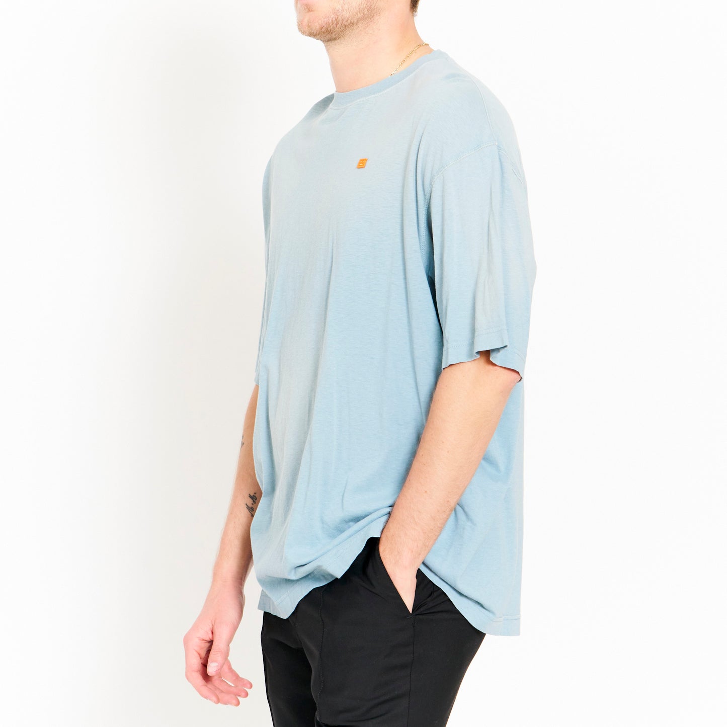 Distressed Blue Tshirt
