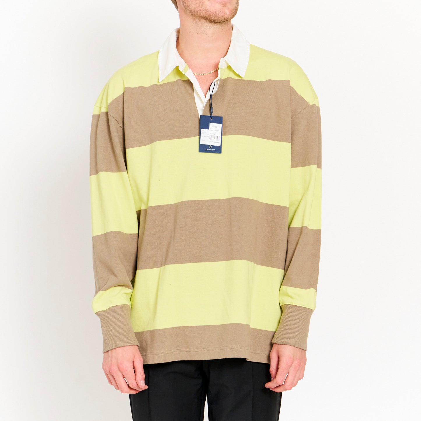 Striped Cotton Rugby Top
