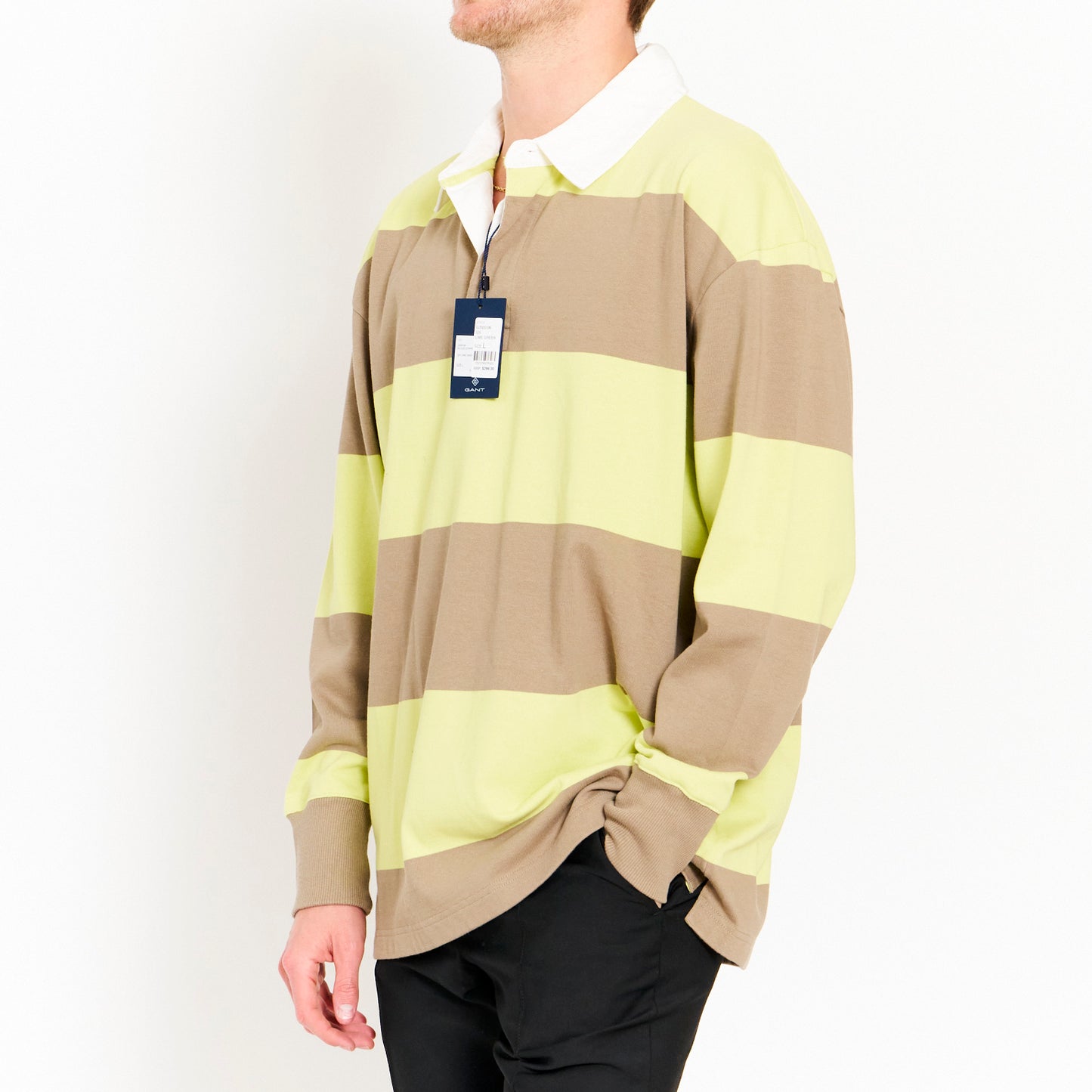 Striped Cotton Rugby Top
