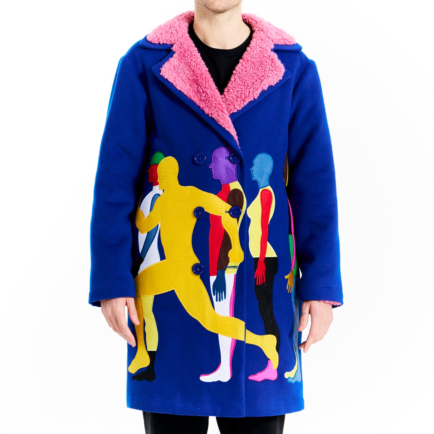 Human Embroidered Multicolour Jacket