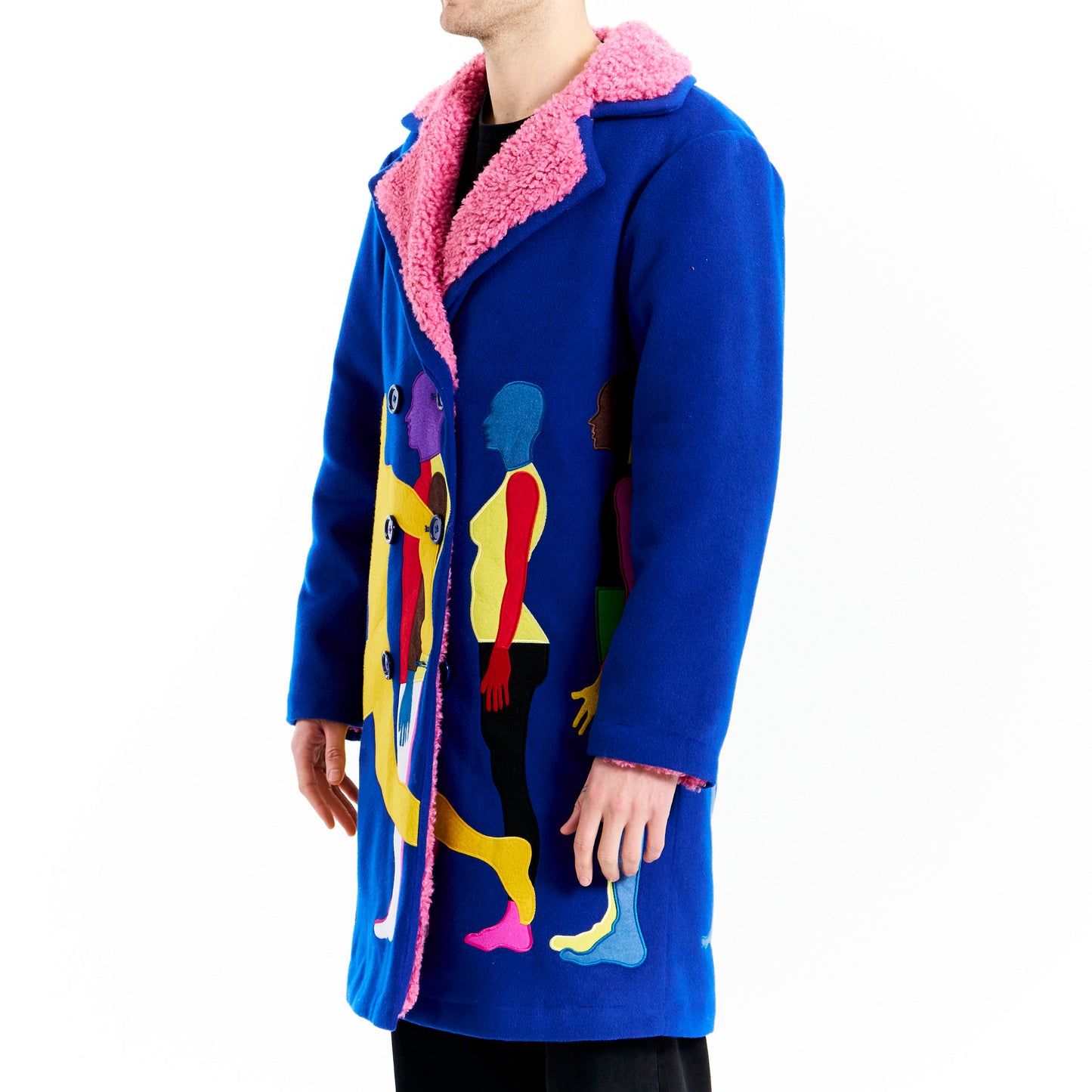 Human Embroidered Multicolour Jacket