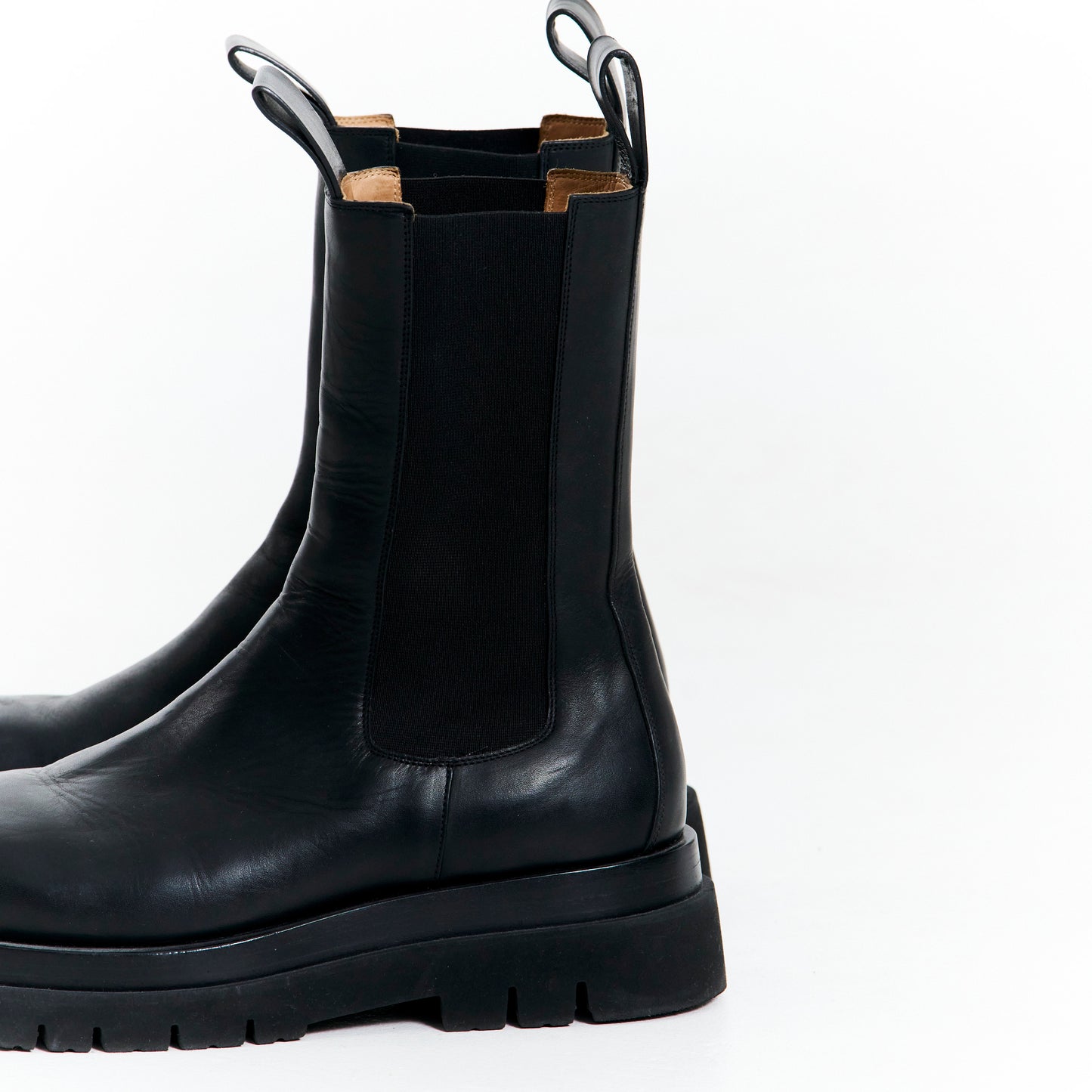 High Top Black Boots