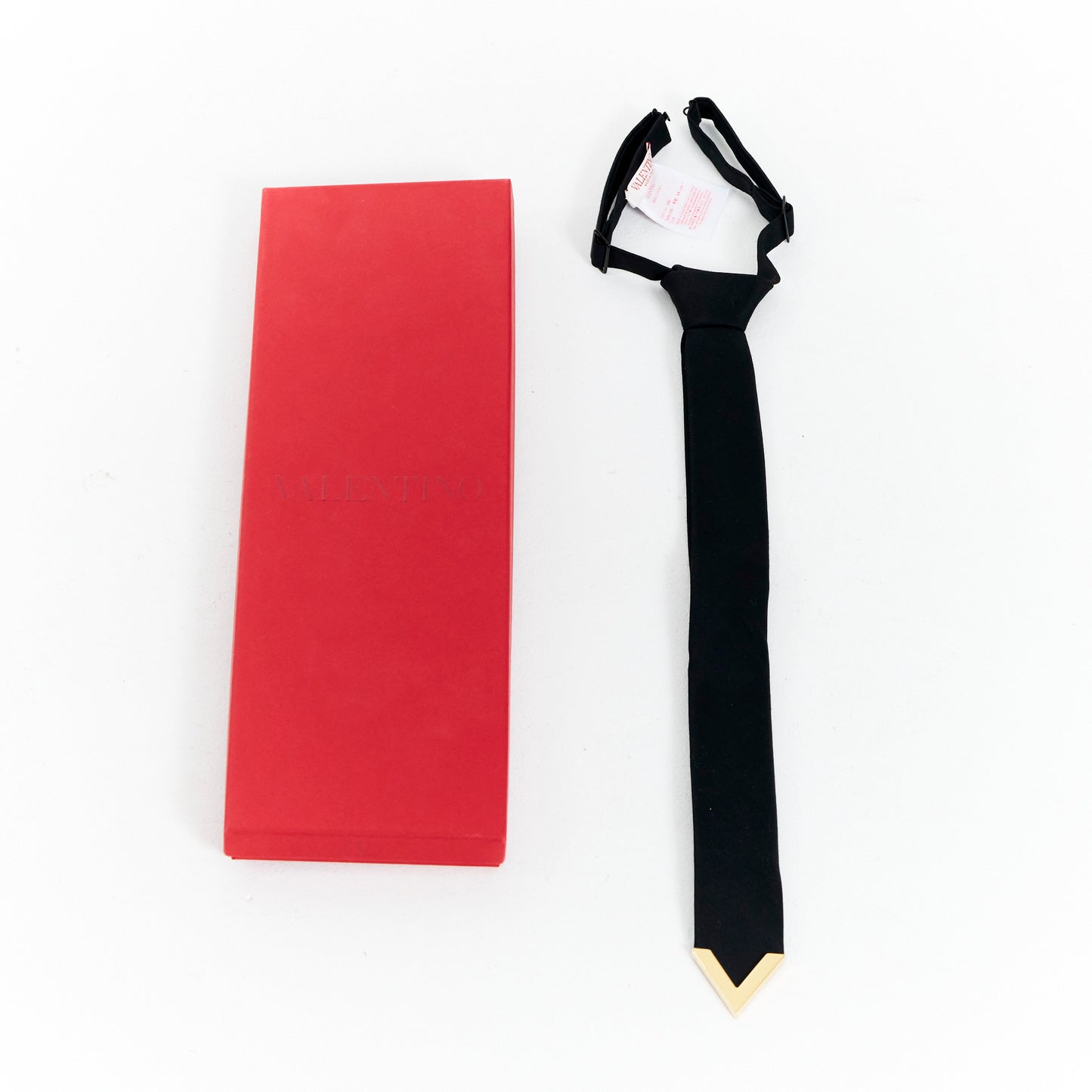 SS24 Tie with Gold Hardware