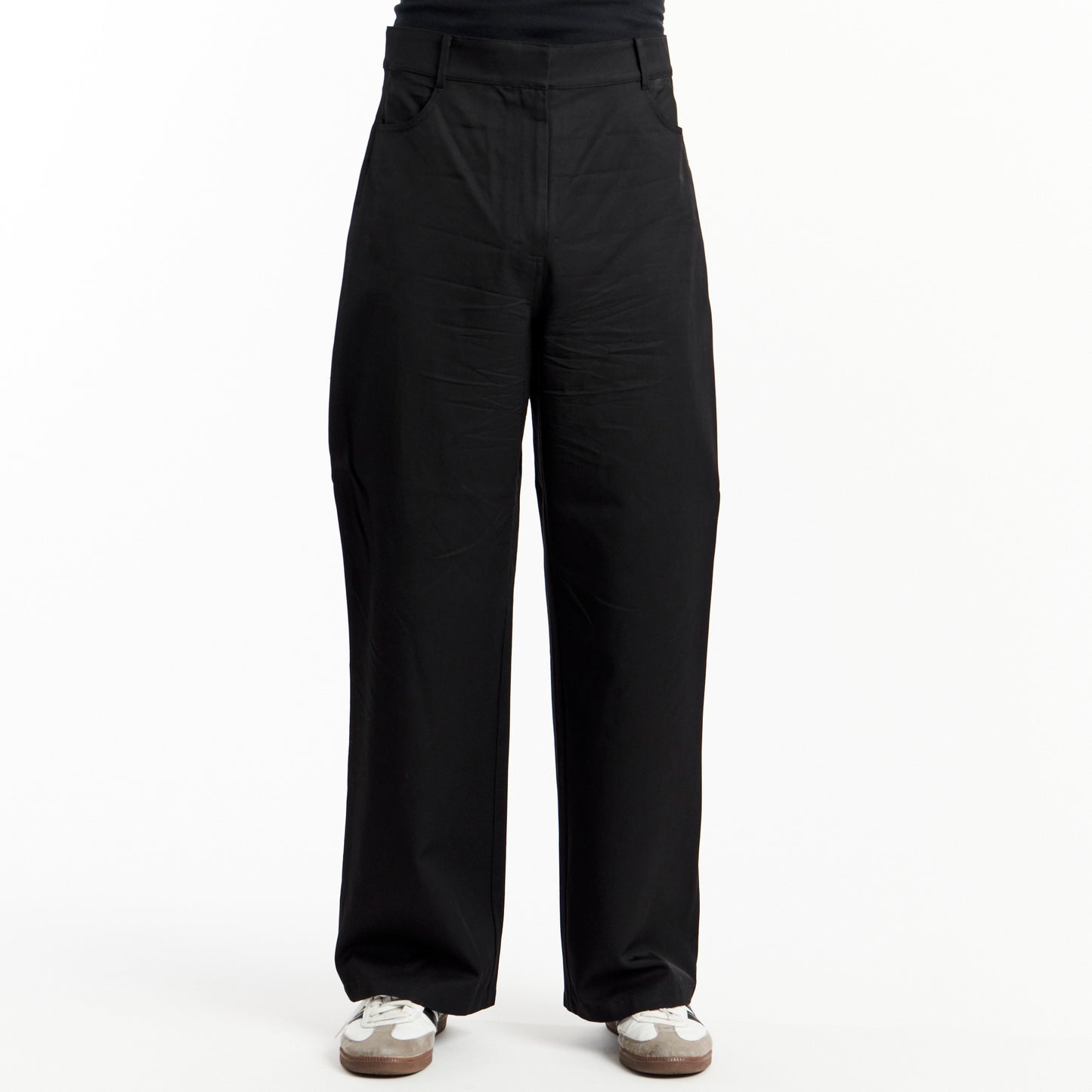 Black High Waisted Trousers