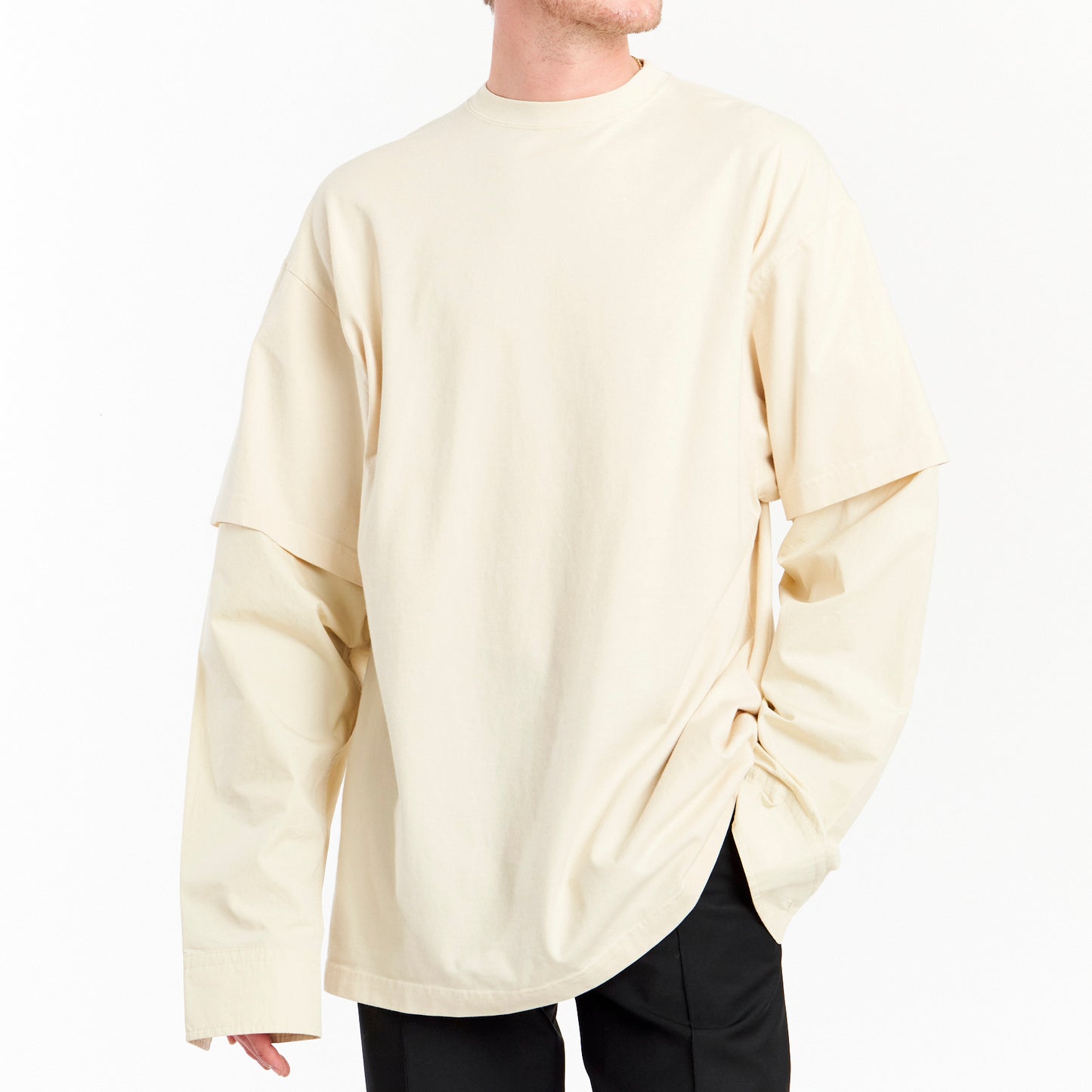 Layered Long Sleeve Shirt