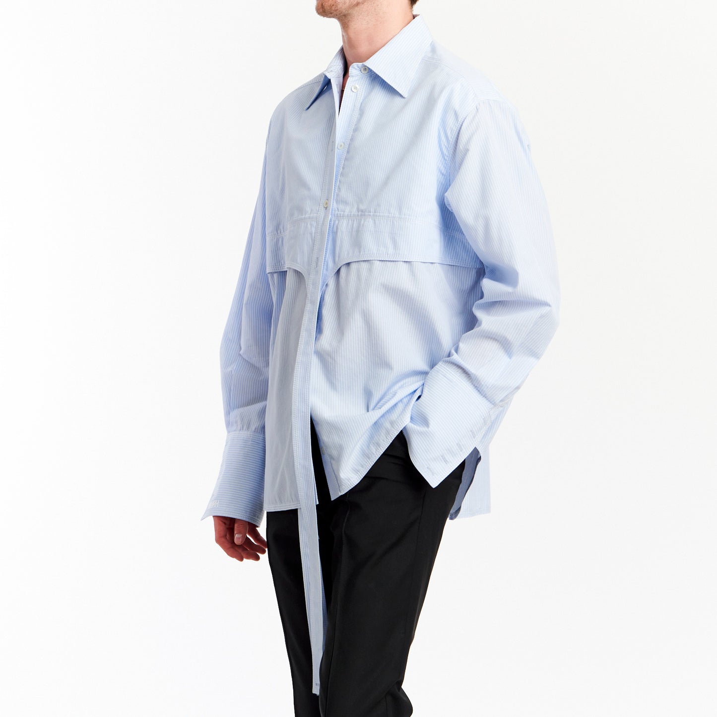 Blue Pinstripe Shirt