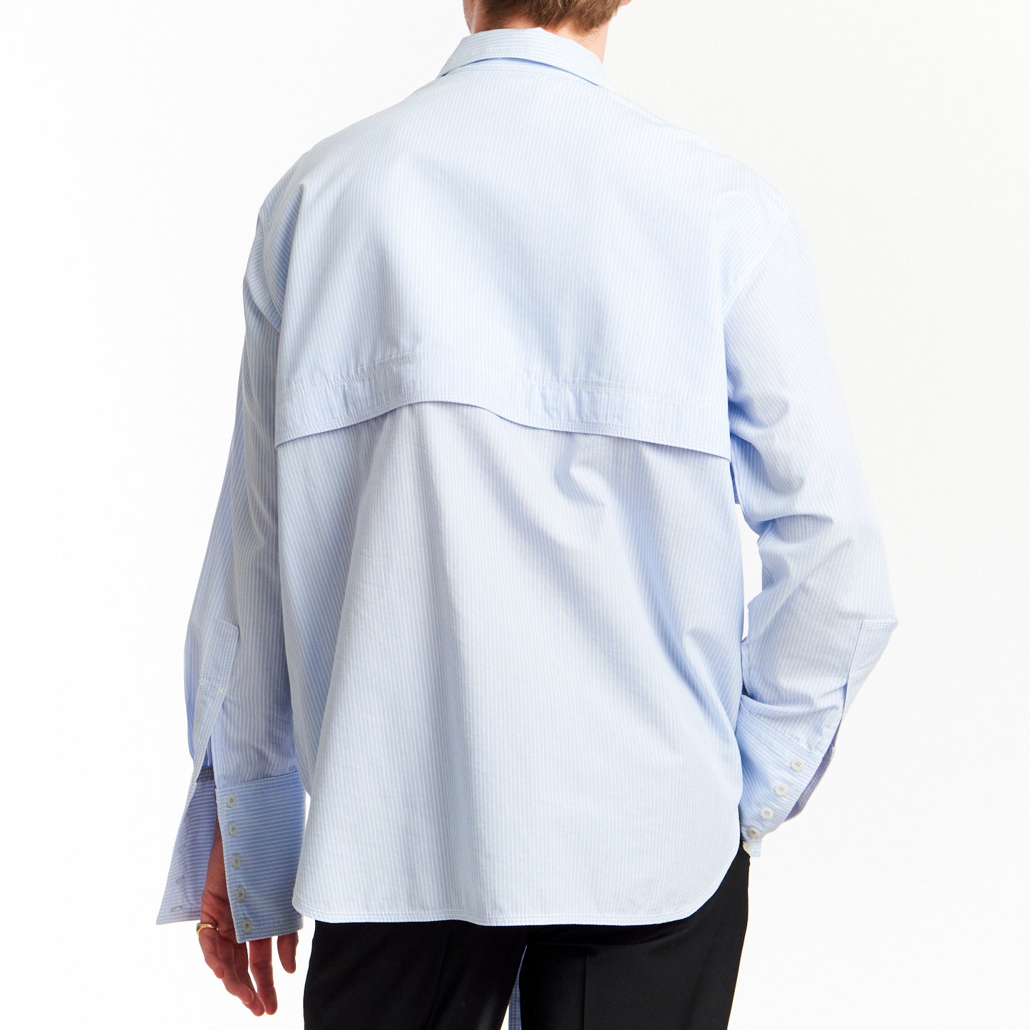 Blue Pinstripe Shirt