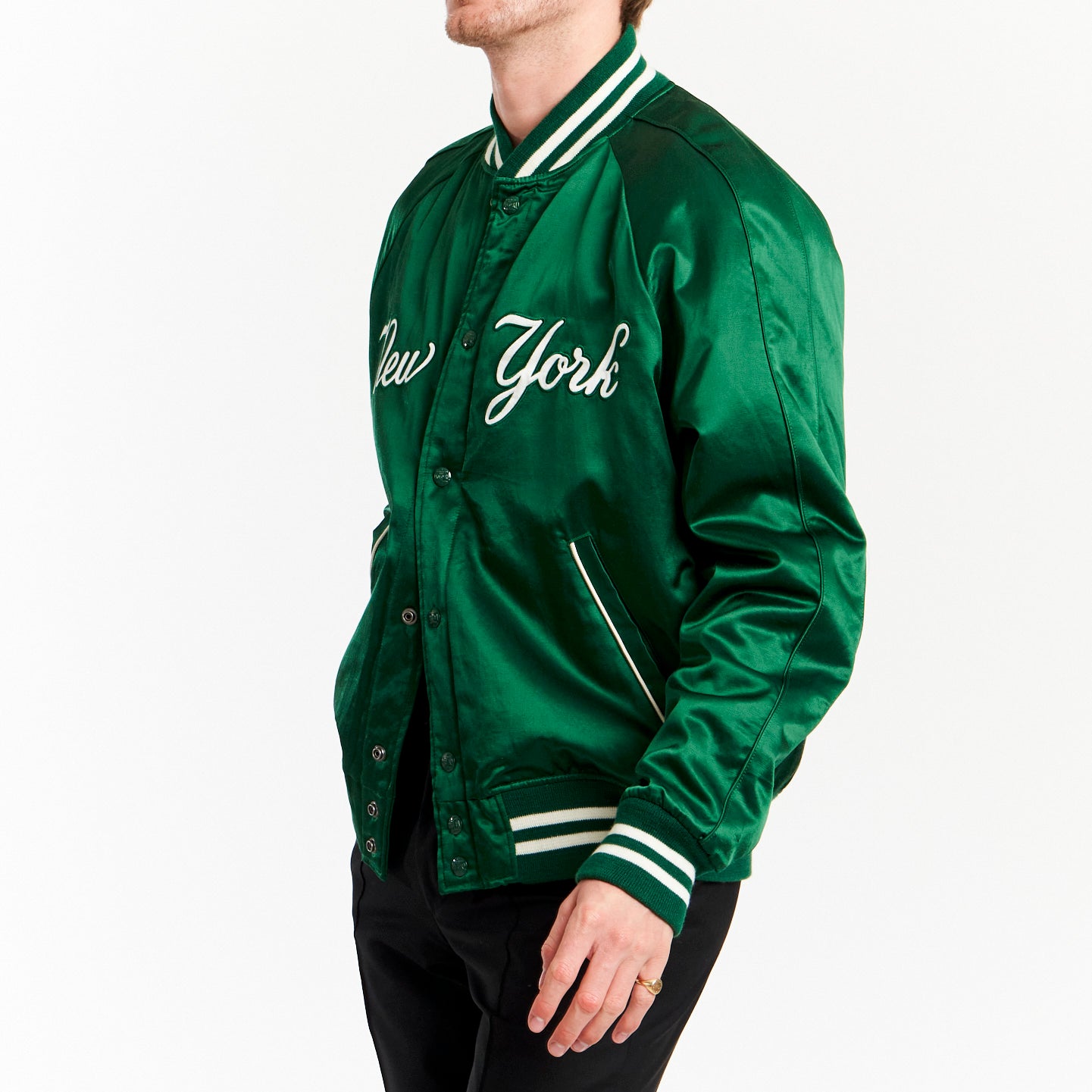 Silk Bomber Jacket