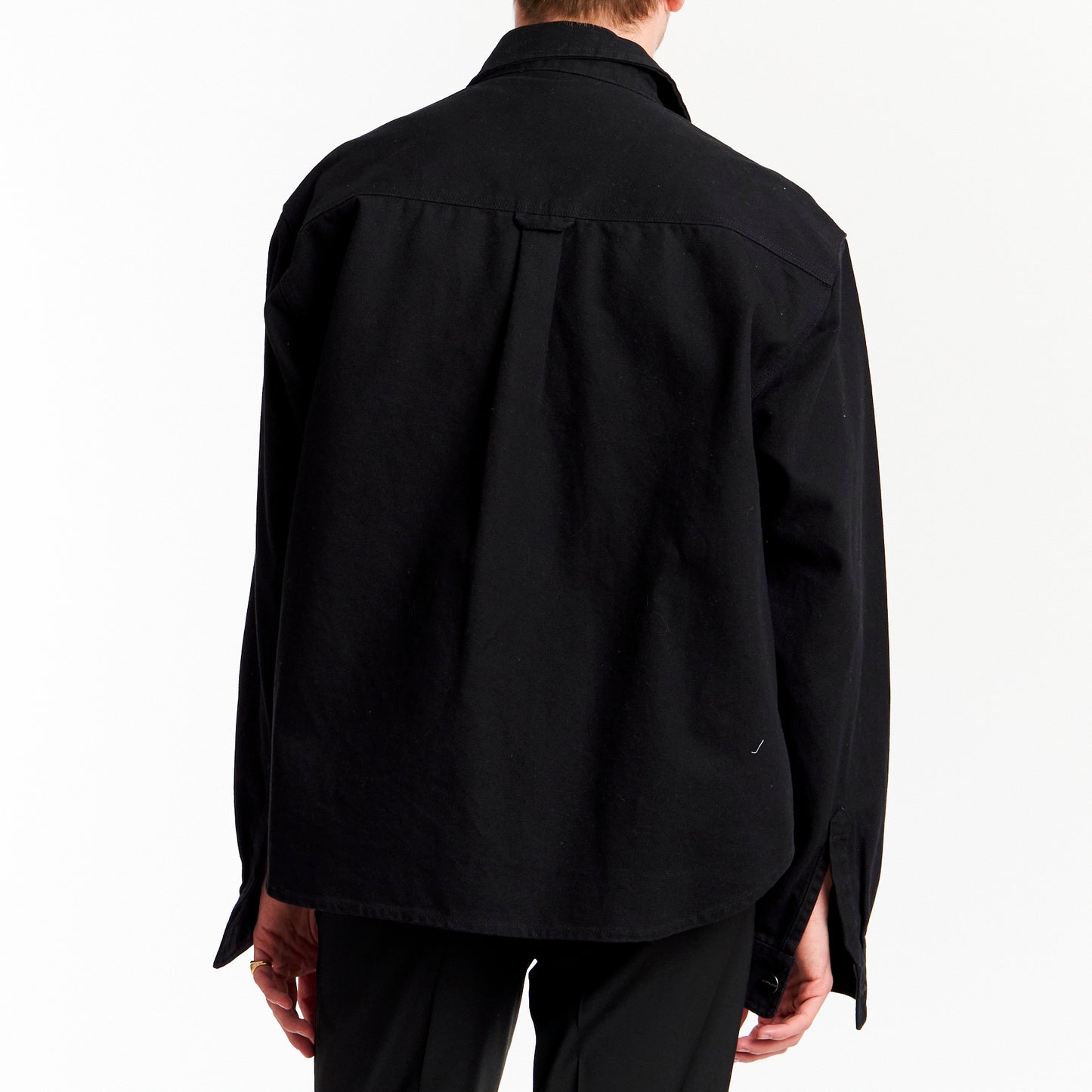 Wardrobe NYC X Carhartt Cropped Denim Shirt