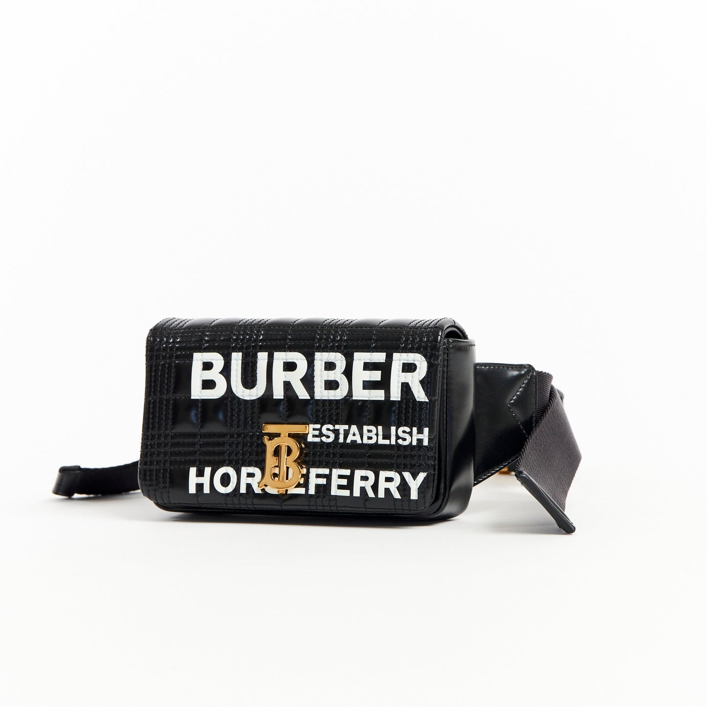 Black Leather Crossbody Bag