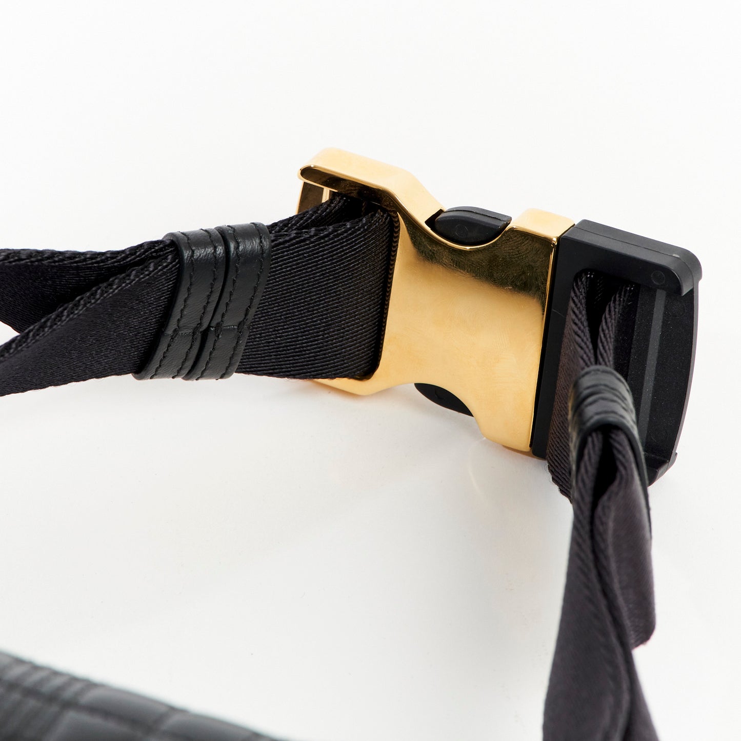 Black Leather Crossbody Bag