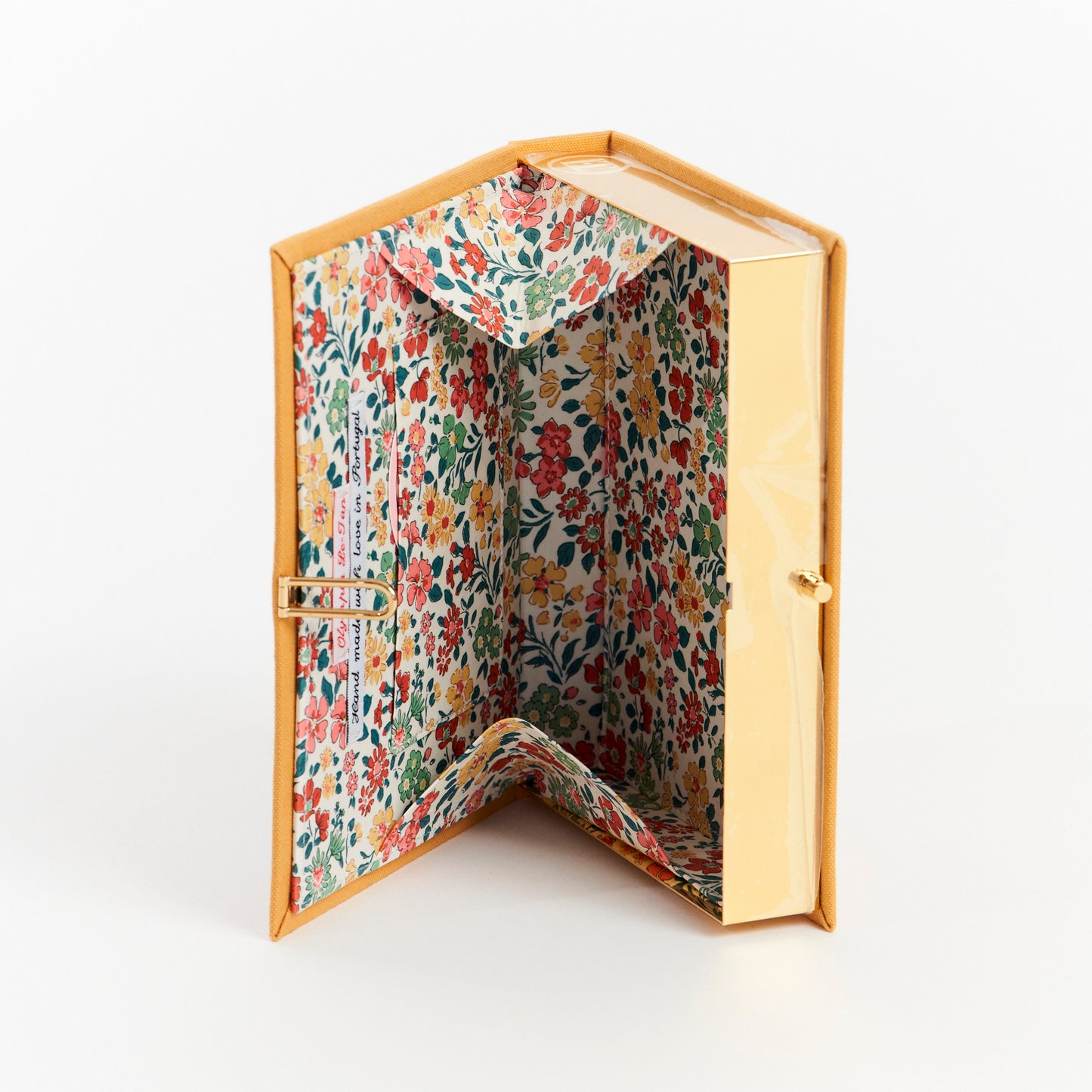 RARE Yellow Limited Edition Embroidered Book Clutch