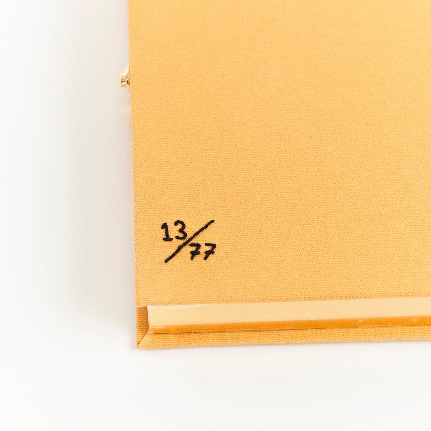 RARE Yellow Limited Edition Embroidered Book Clutch