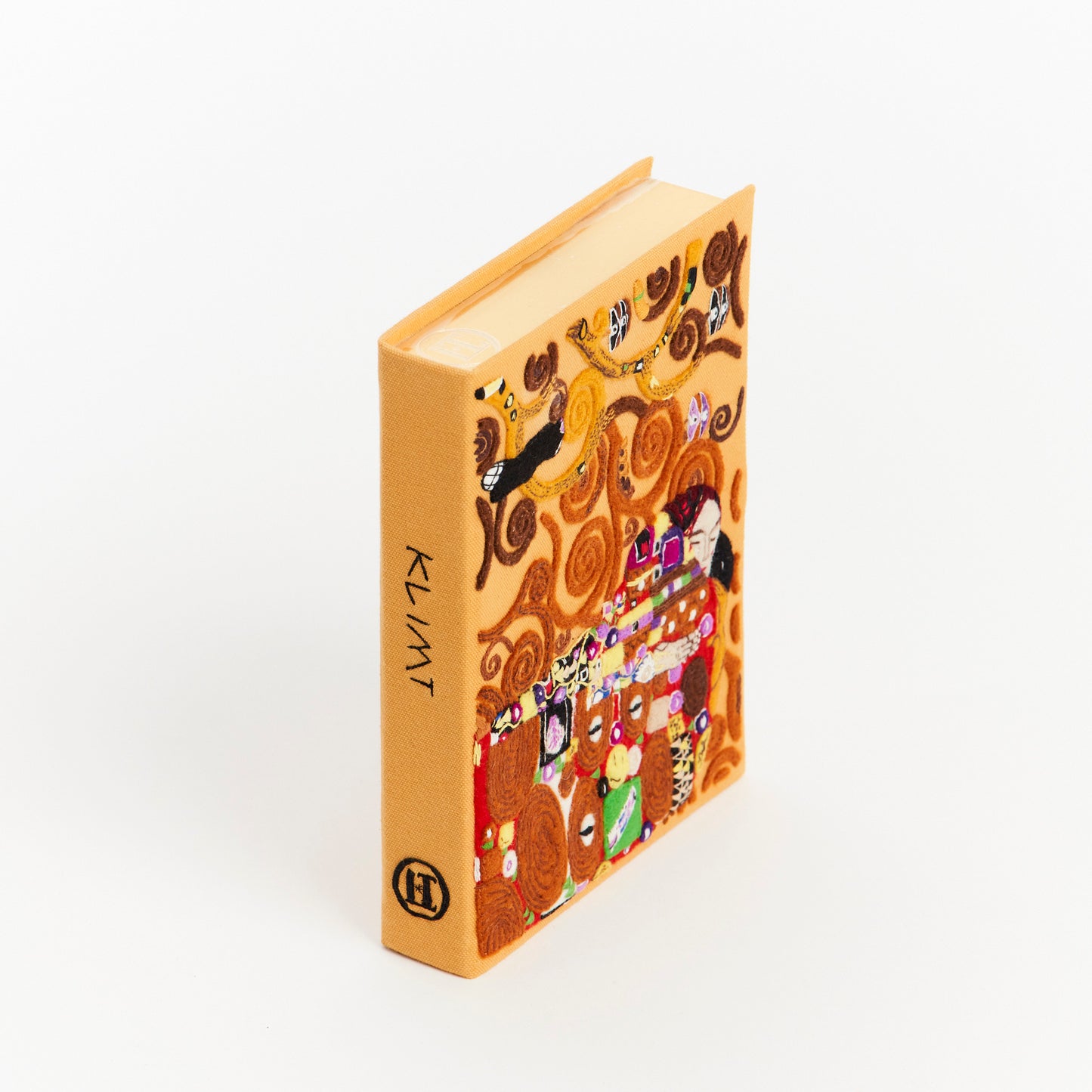RARE Yellow Limited Edition Embroidered Book Clutch