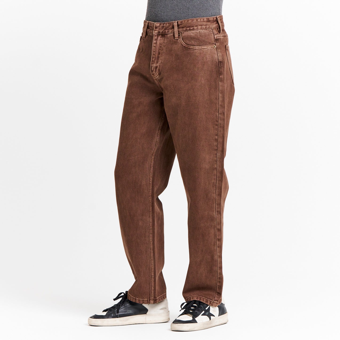 Brown Denim Jeans