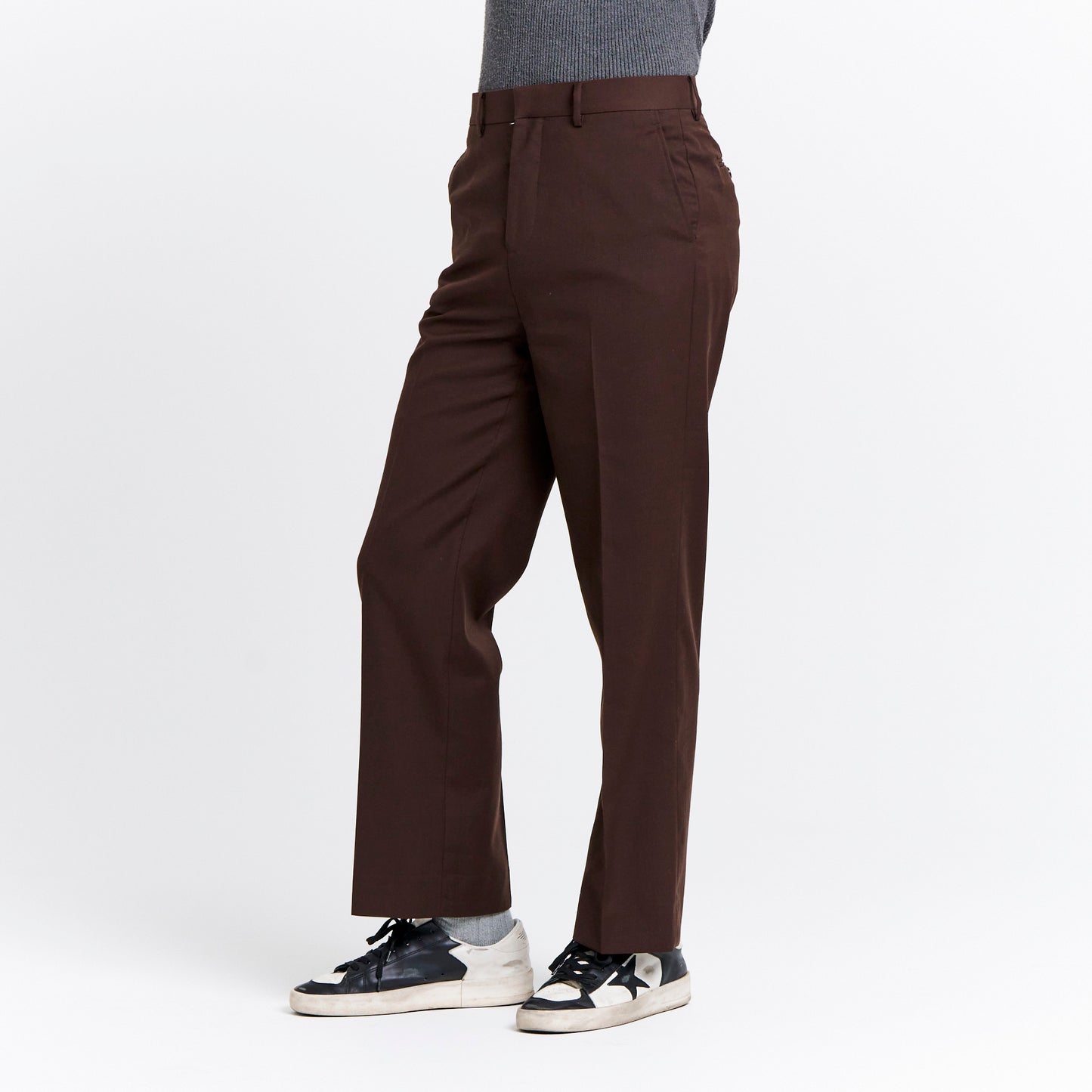 Brown Cotton Trousers