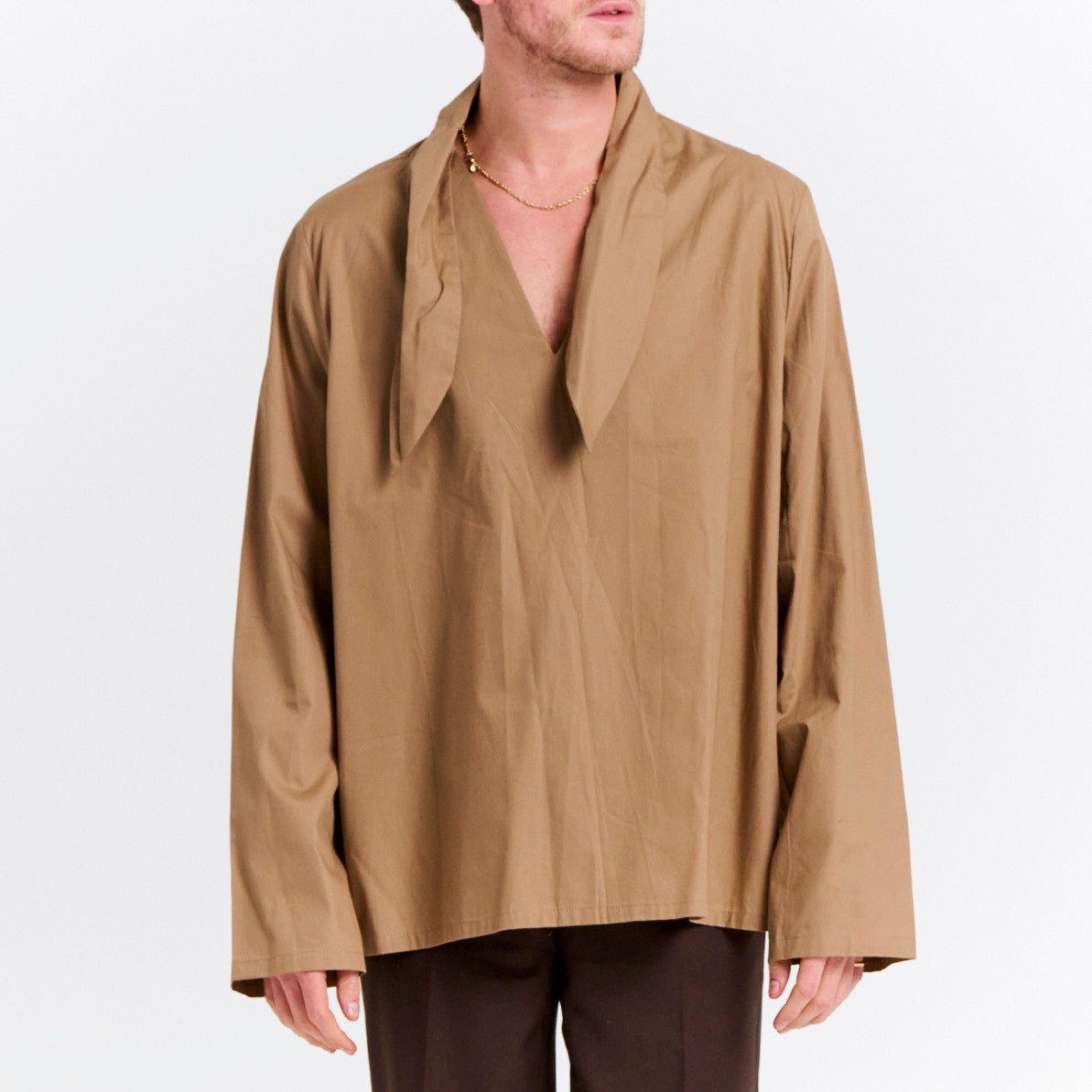 Cotton Tie Shirt