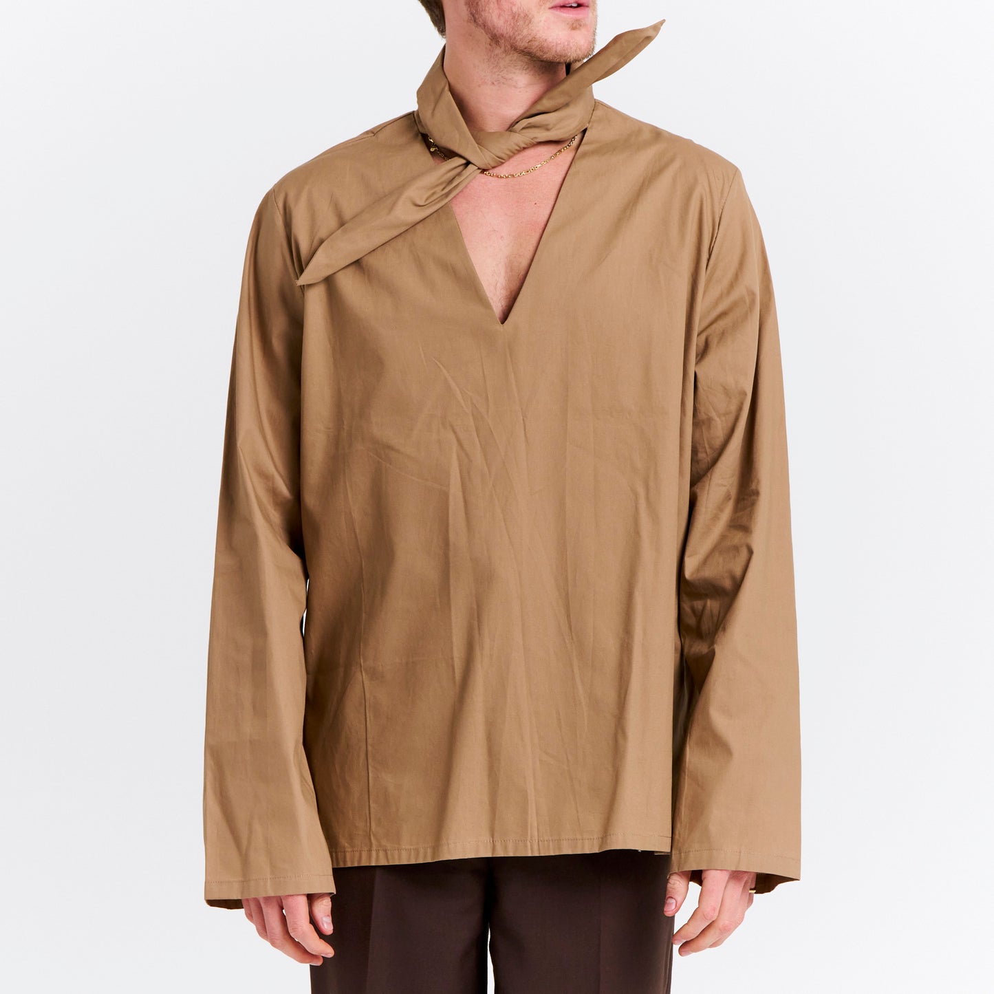 Cotton Tie Shirt