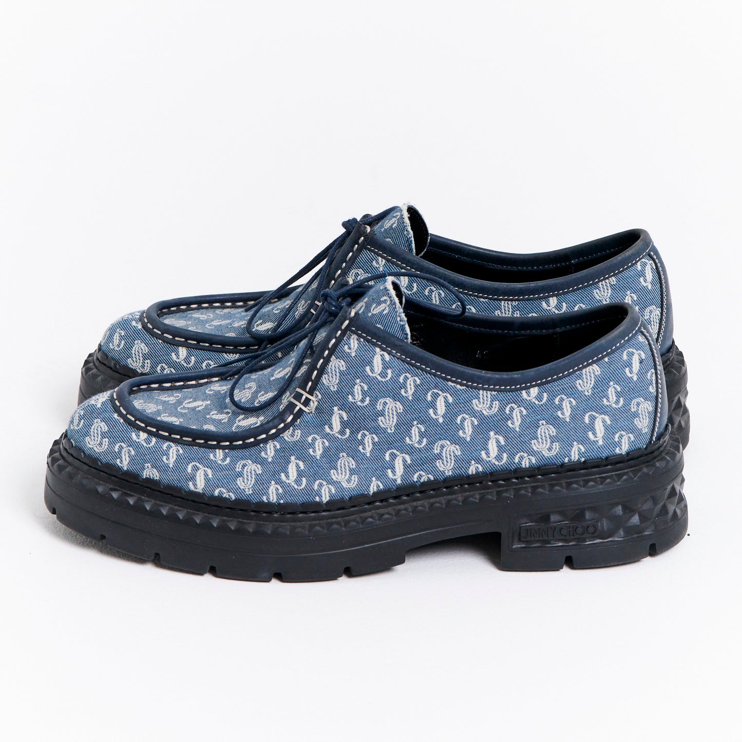 Blue Marlow Chunky-sole Loafers
