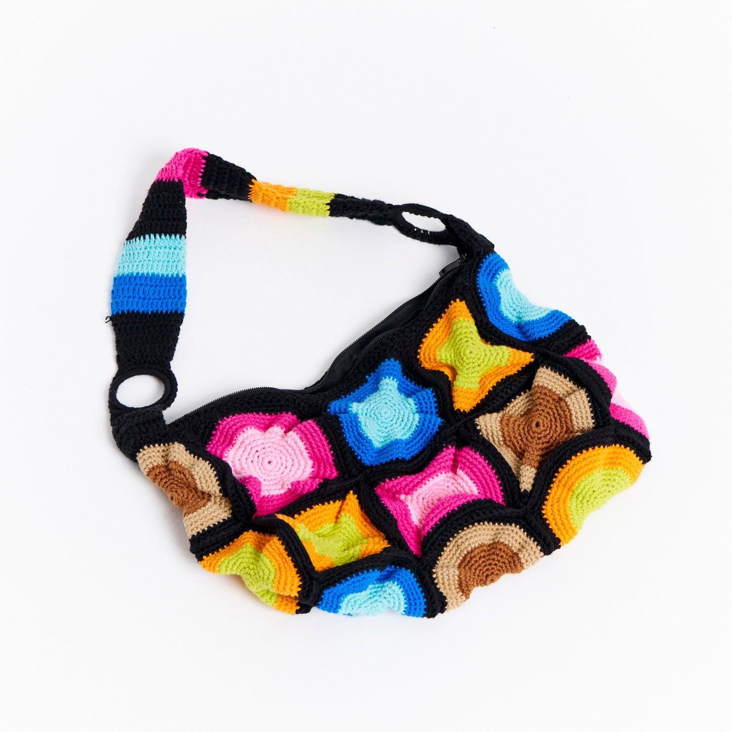 Rainbow Crochet Bag
